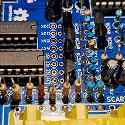 Component video output resistors